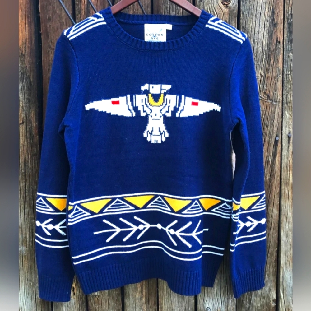 Cotton & Rye Thunderbird Crew Neck Sweater